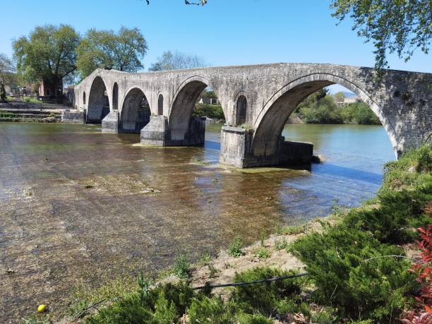 istock arta arched bridge in arahthos river greece 1457109914