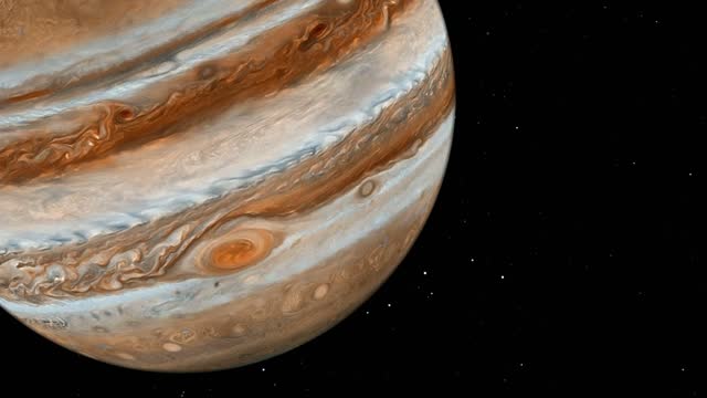 Planet Jupiter 3D Animation