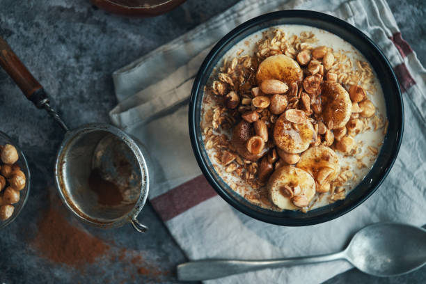 istock Porridge with Pecans and Honey 1457117413
