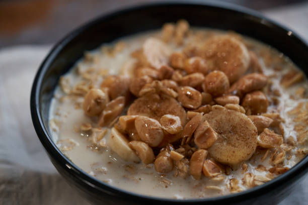 istock Porridge with Pecans and Honey 1457117563