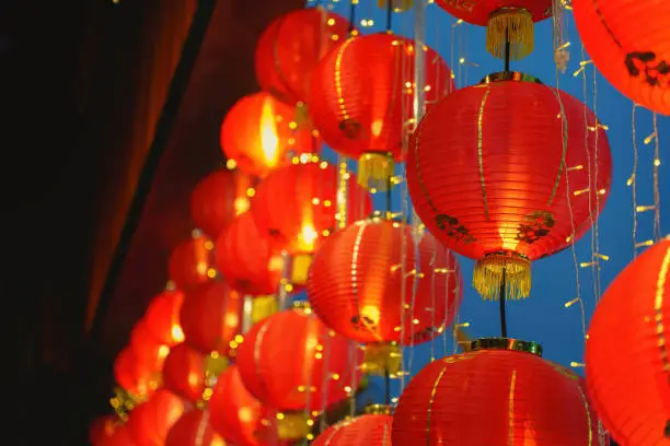 Photo of Colorful lanterns ( Tang Lung ) - Chinese New Year decorations
