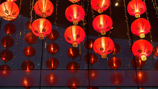 Colorful lanterns ( Tang Lung ) - Chinese New Year decorations