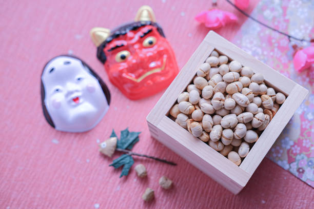 istock Setsubun, a traditional Japanese event 1457121609