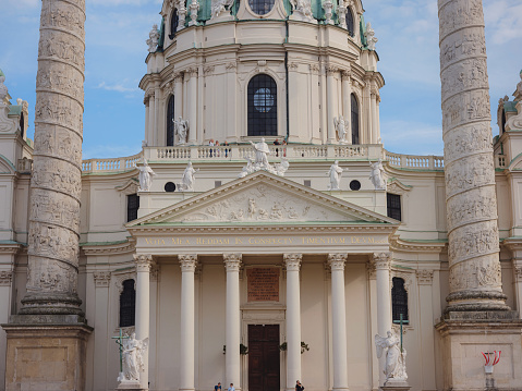 Church of Disciplina della Santa Croce in Forcella district in Naples , Italy