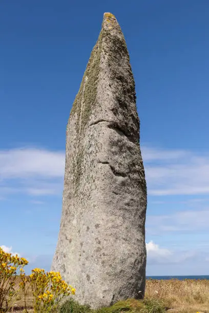 Photo of Menhir Cam Louis - megalithic monument in Brittany