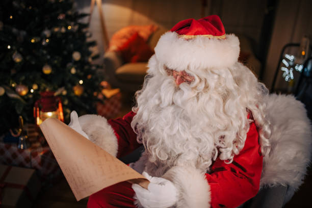istock Santa Claus reading wishes 1457134067