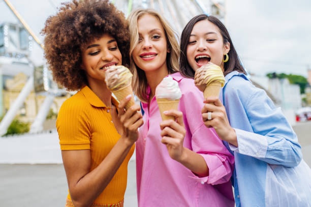 istock Group of multiethnics young friends having fun together 1457135914