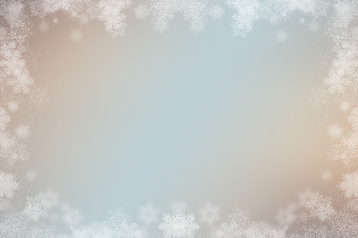 Abstract Christmas Background with Snowflakes