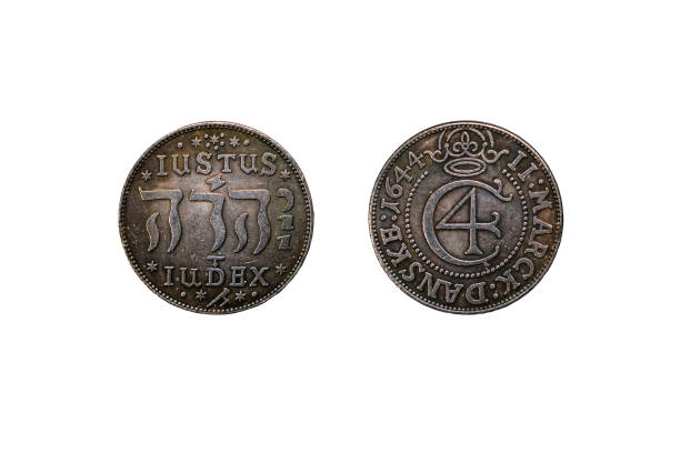 istock Danish rare historical medallion ancient coin 1457138568