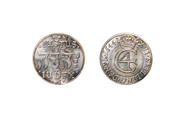istock Danish rare historical medallion ancient coin 1457138606