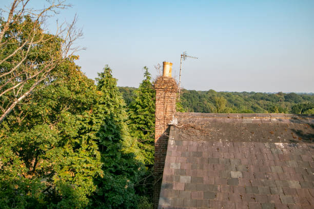 Rooftops at Bidborough in Kent, England