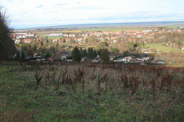 istock View from the top. village 1457140196