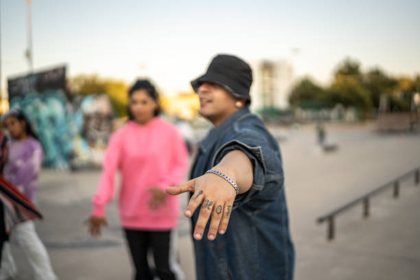 Close-up of hand gesturing