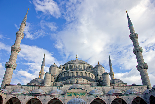 sultan ahmed mosque in istanbul turkey
