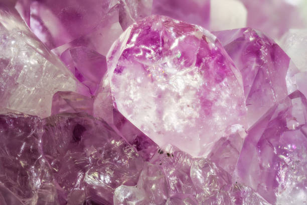 istock Purple amethyst crystal stone 1457151685