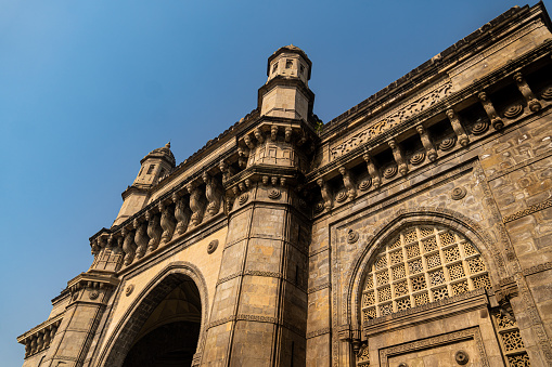 An amazing close-up of the Gateway of India, Mumbai's iconic monument