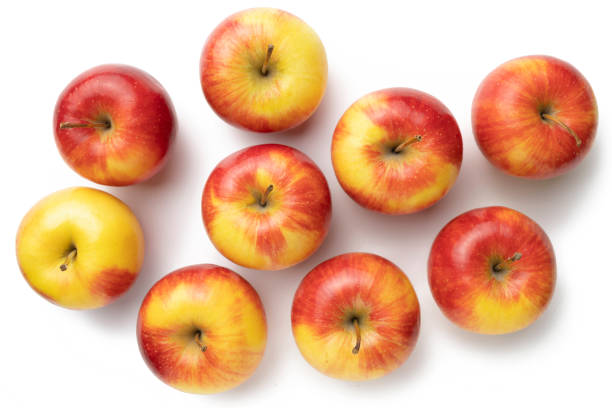 istock ripe apples closeup isolated on white 1457158434