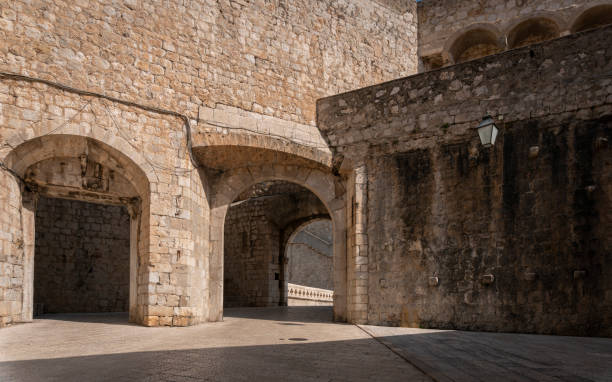 istock Architecture in Dubrovnik Old City, Croatia 1457160370