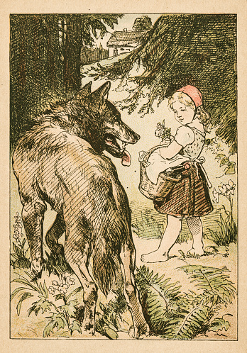 Little Red ridding hood and the wolf