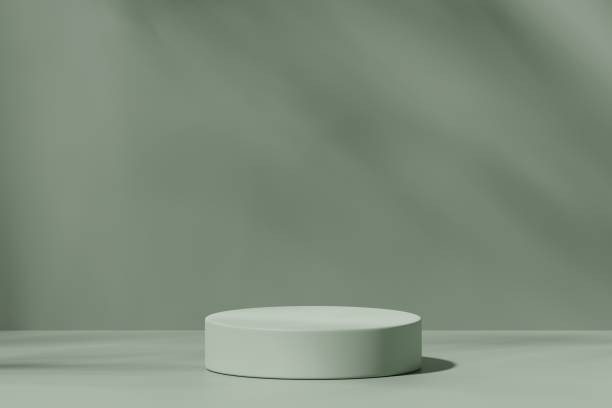 istock Scene with a podium for product presentation, 3d rendering 1457173580