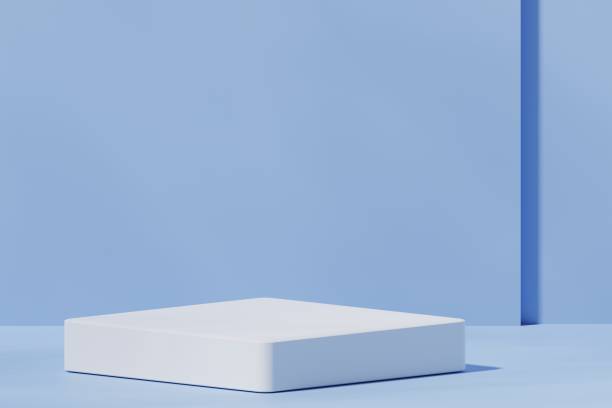 istock Scene with a podium for product presentation, 3d rendering 1457173609