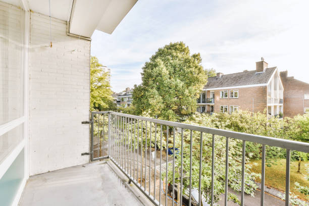 istock View of opposite building from balcony 1457184294