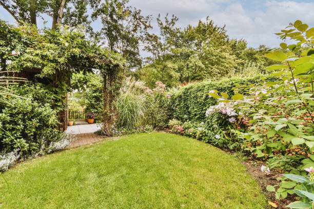 istock Neat patio with sitting area 1457187590