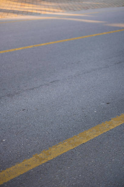 istock The image of the yellow roadway 1457193957