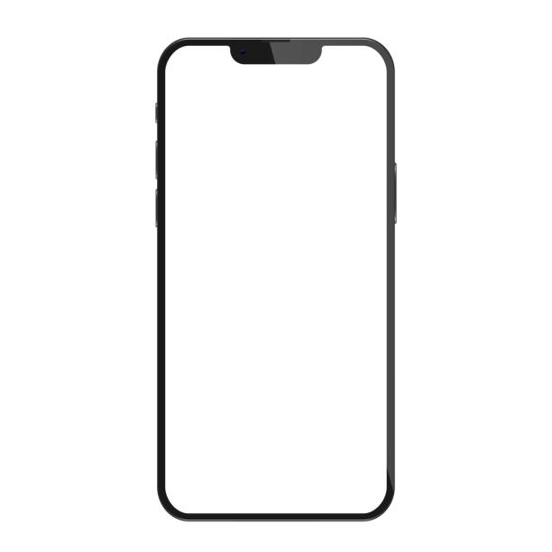 istock Realistic smartphone mockup. Device UI UX mockup for presentation template. Stock royalty free vector illustration. 1457198468