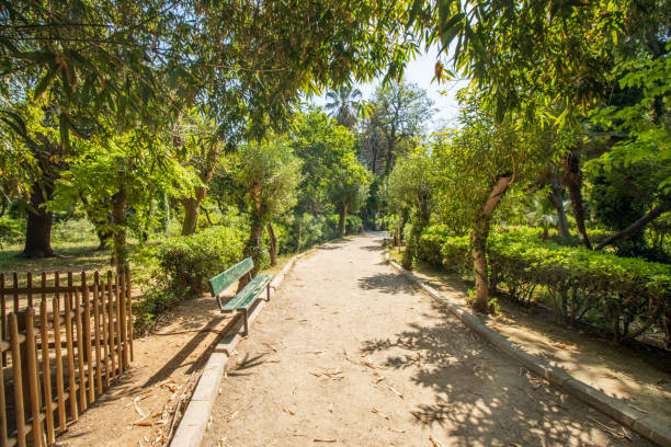 Rethymnon Municipal Garden at Rethymno on Crete, Greece