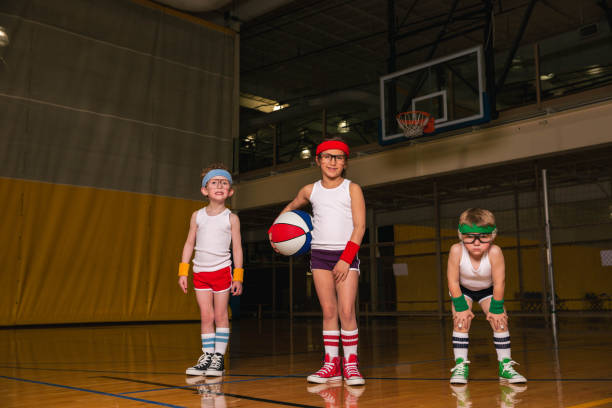 istock Retro Basketball Players 1457199949