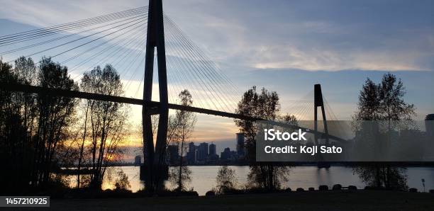 Skytrain Bridge Stock Photo - Download Image Now - Architecture, Blue, British Columbia