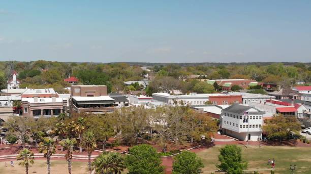 istock Charleston skyline from drone, South Carolina 1457211162