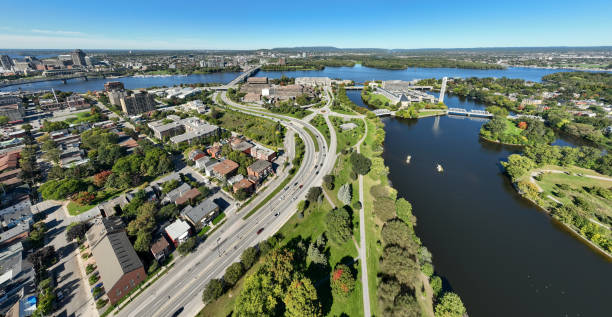 istock Downtown Ottawa with Ottawa River 1457227505