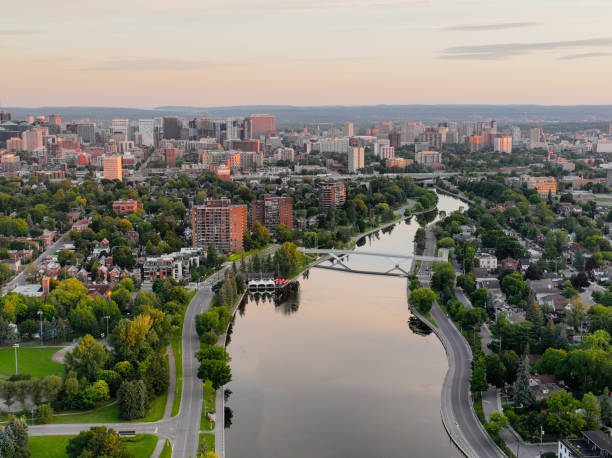 istock Sunset Rideau River In downtown Ottawa 1457229359