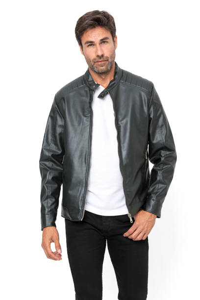 istock Handsome middle-aged hispanic stubby bearded man on white studio. 1457229562