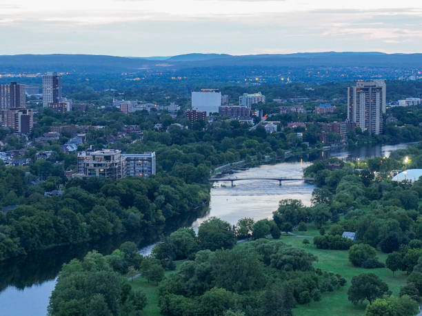 istock Sunrise over Rideau River，Ottawa Canada 1457229624