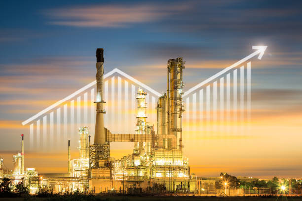 istock Oil refinery factory 1457235931