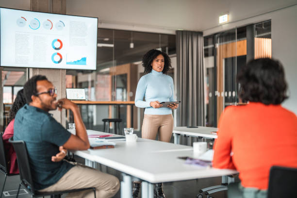 istock Multi-ethnic Entrepreneurs  Brainstorming Ideas at Office 1457236723