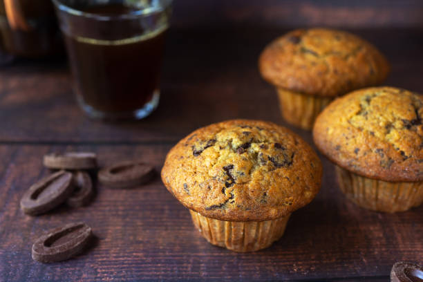 istock banana chocolate chip muffins. 1457242165