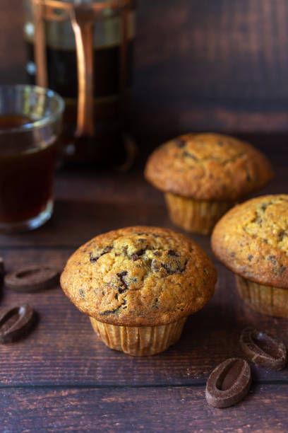 istock banana chocolate chip muffins. 1457242166