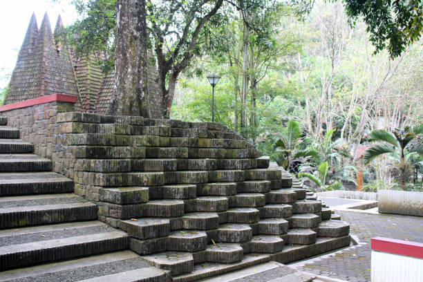 istock Stairs of Sendangsono Catholic shrine in Java. Taken July 2022 1457242296