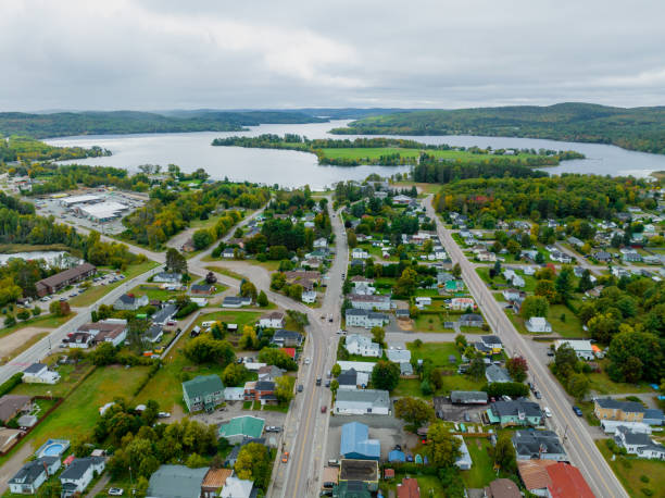 istock Aerial townscape Barry's Bay,Ontario , Canada 1457245357