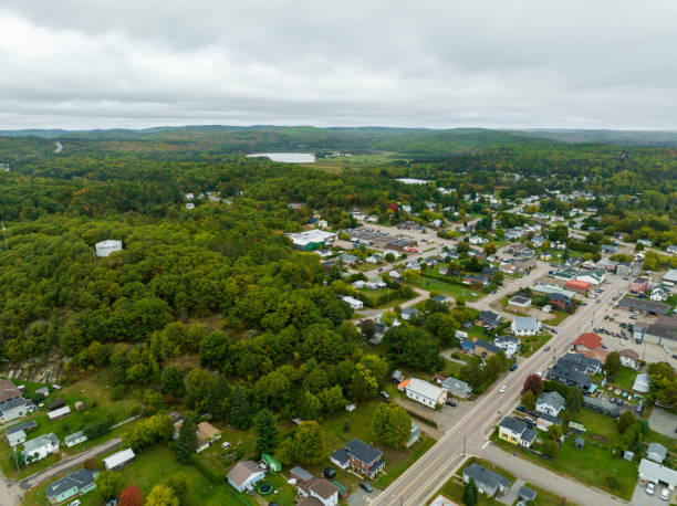 istock Aerial townscape Barry's Bay,Ontario , Canada 1457245385