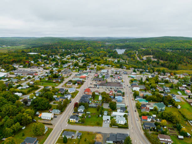 istock Aerial townscape Barry's Bay,Ontario , Canada 1457245400