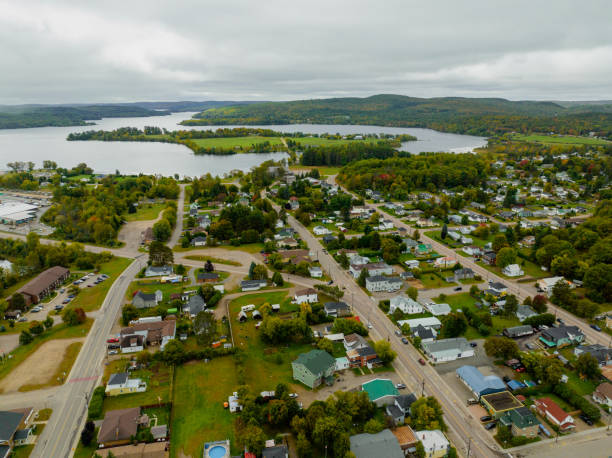 istock Aerial townscape Barry's Bay,Ontario , Canada 1457245405
