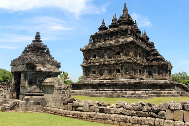 istock Blue sky above Plaosan temple in Java, Indonesia. Taken July 2022. 1457245683