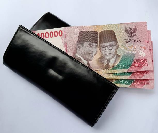 istock black wallet with indonesian rupiah money 1457251230