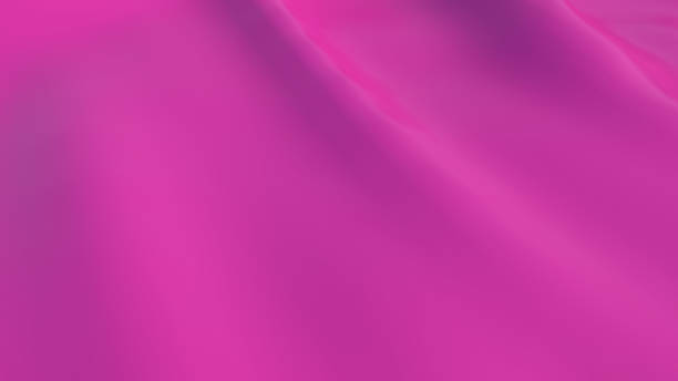 istock magenta silk and satin or wrinkled cloth 3d render. 1457254837