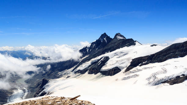 istock Mountain Grossglockner and glacier Pasterze panorama in Glockner Group, Austria 1457256977